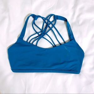 Blue Lululemon Bra